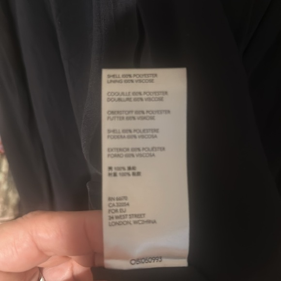 Free People Black long sleeve Floral dress size S - Picture 10 of 10